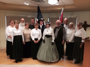 The FHS renowned "Civil War in Song" program was performed at the Cedar Ridge Apartments in West Bend